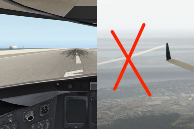 CRJ-200 clean windshield mod X-Plane