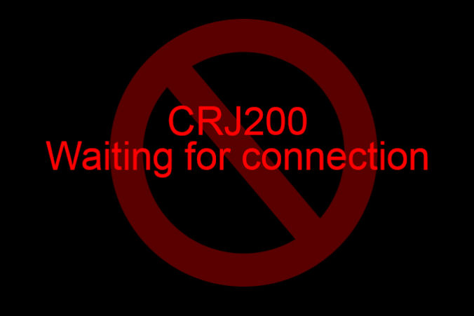 CRJ-200 server connection troubleshooting guide